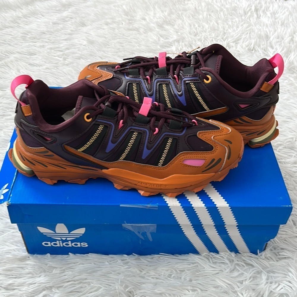 NEW ADIDAS UNISEX HYPERTURF ADVENTURE DDLM SNEAKER CORE BLACK M-10.5 W-11.5